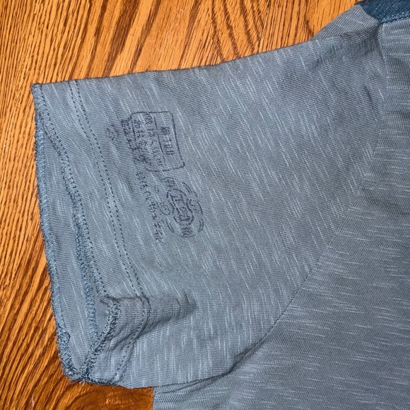 Scotch and Soda Block Colored Striped Collar Pocket Tee Ringer Tee - Picture 4 of 12